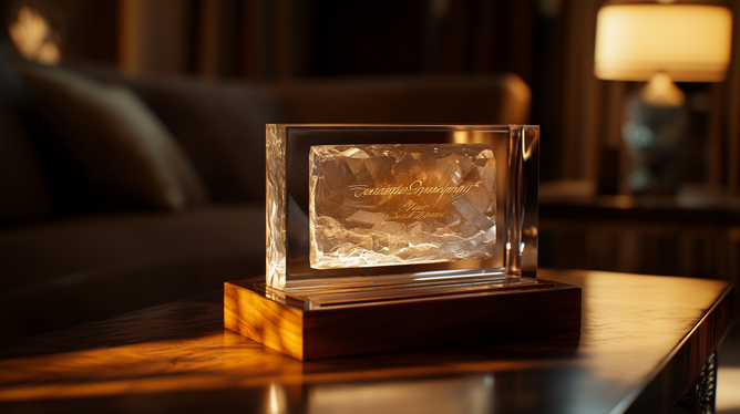 Troféu em acrílico: elegância e personalização Troféu em acrílico: elegância e personalização