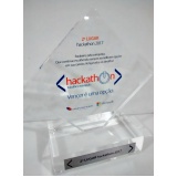 fábricas de troféus de acrílico personalizados Capão Redondo fábricas de troféus de acrílico personalizados Capão Redondo