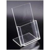 Porta Papel de Acrílico com Suporte