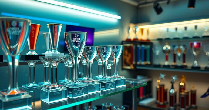 Como Escolher os Melhores Troféus De Acrílico para sua Premiação Como Escolher os Melhores Troféus De Acrílico para sua Premiação