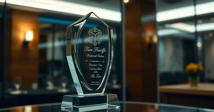 Troféu em Acrílico: Elegância e Personalização para Seus Eventos Troféu em Acrílico: Elegância e Personalização para Seus Eventos
