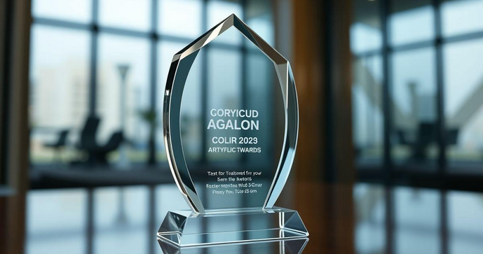 Troféu em Acrílico para Personalizar e Valorizar Reconhecimentos Troféu em Acrílico para Personalizar e Valorizar Reconhecimentos