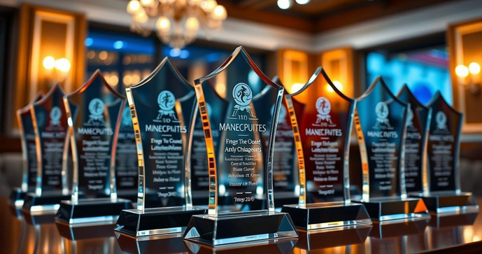 Troféus em Acrílico: descubra as melhores opções para homenagear