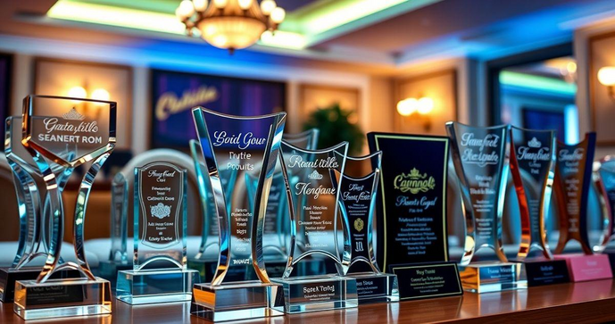 Troféu em Acrílico Personalizado para Todas as Ocasiões Troféu em Acrílico Personalizado para Todas as Ocasiões