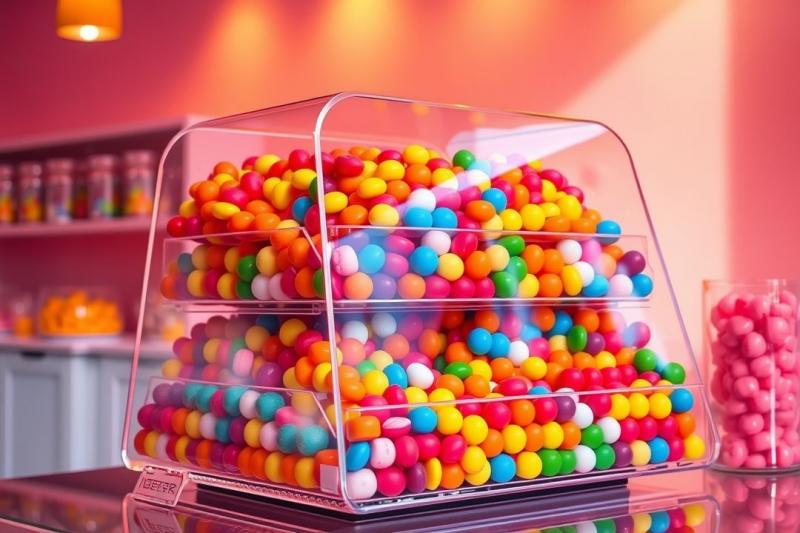 Display de acrílico para doces: A apresentação de suas guloseimas