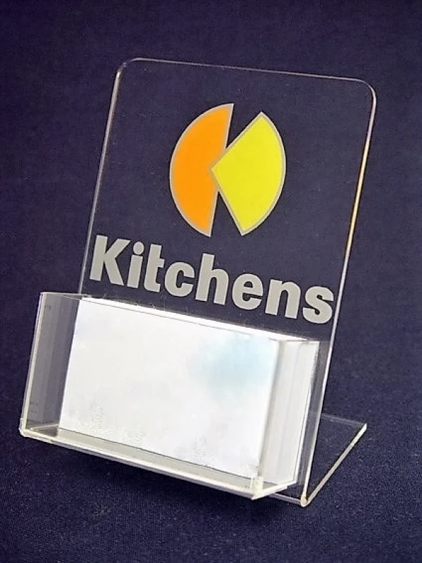 Placa de acrílico em troféu Placa de acrílico em troféu